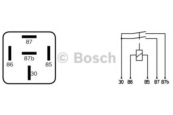 BOSCH 0 332 015 002 Relay, main current
